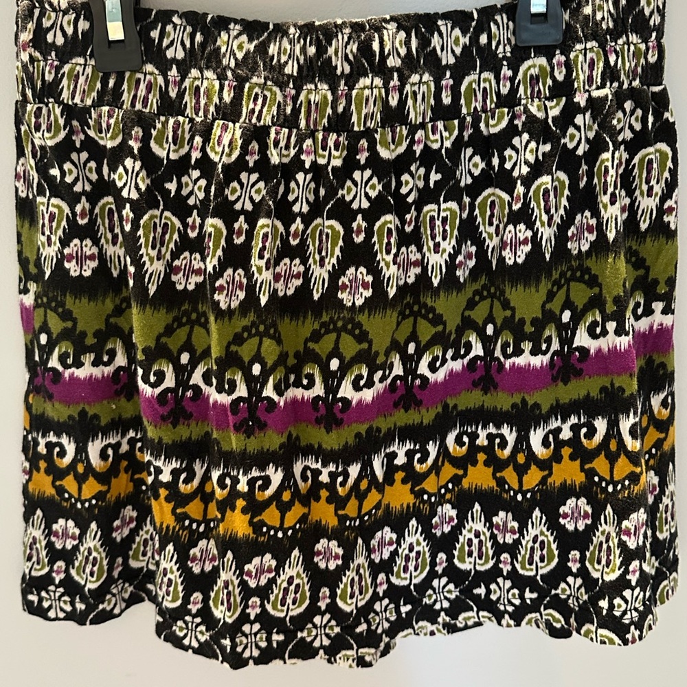 Multicolor Patterned Skirt